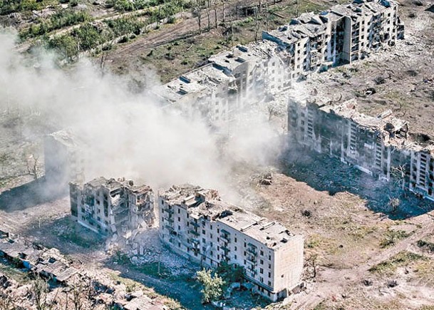 烏東頓涅茨克州遭俄軍猛烈轟炸。