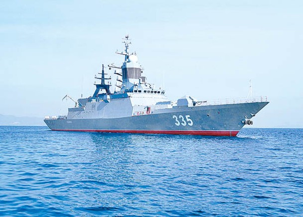 俄派兩艦赴亞太  執行反潛防空演練