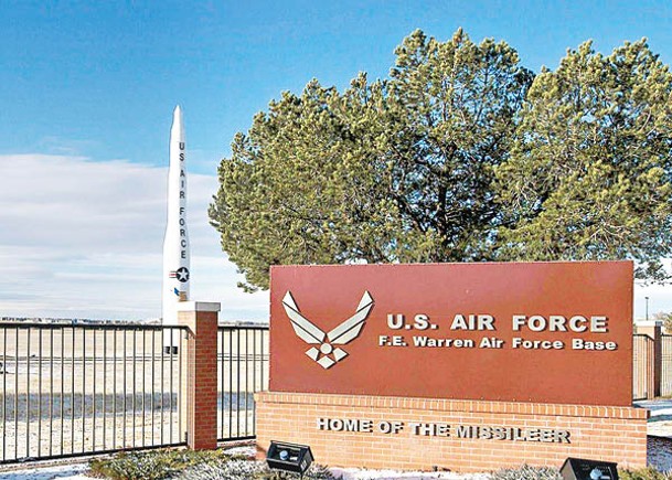 美國政府曾禁止中資背景公司使用沃倫空軍基地（圖）附近的土地。