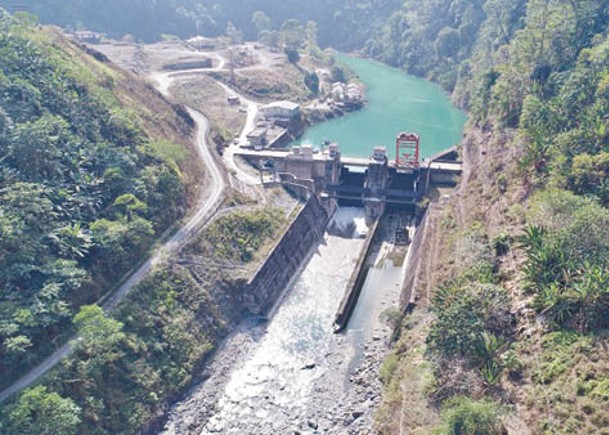 印度阿魯納爾邦現有的水力發電站。