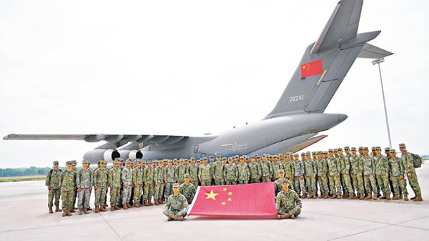 中方參訓兵力由陸軍第80集團軍某旅抽組組建。