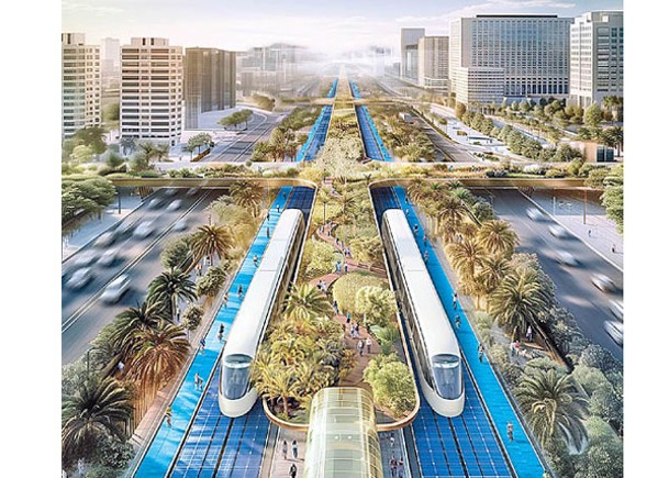 公司希望該項設計能支持未來交通和永續發展需求；圖為構想圖。