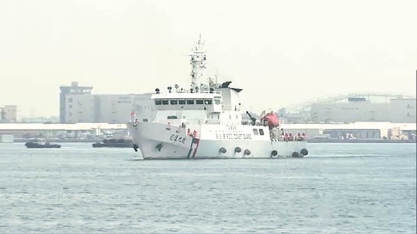 台灣遠洋巡護船巡護九號參加今次訓練。