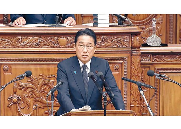 岸田文雄內閣的支持率稍為上升。