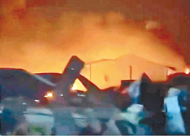 山東一間廢棄廠房年初發生燃爆事故。
