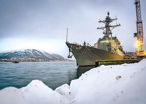 美軍在北極圈活動。