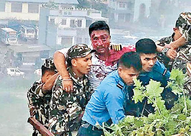 起飛失控  尼泊爾墜機22死