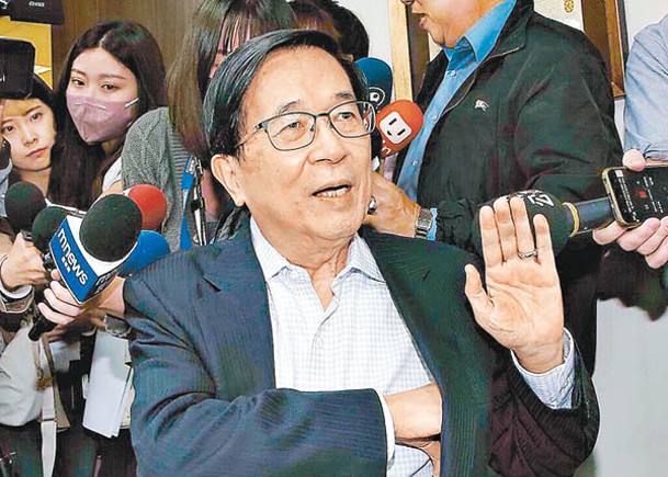 台灣前總統陳水扁被指涉貪。<br>（中時電子報圖片）