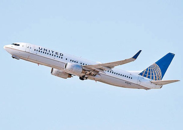 圖為涉事美國聯合航空波音737-800同款客機。