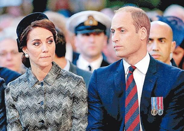 威廉王子（右）被指曾提分手，讓凱瑟琳（左）傷心。（Getty Images圖片）