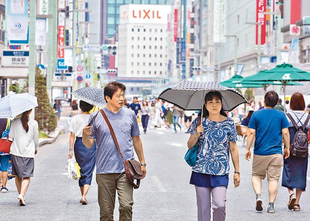 東京都有多人熱死。（Getty Images圖片）