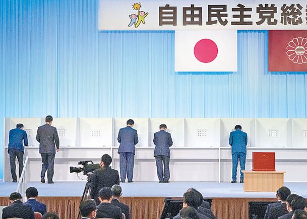 自民黨9‧27將選出新總裁。（Getty Images圖片）