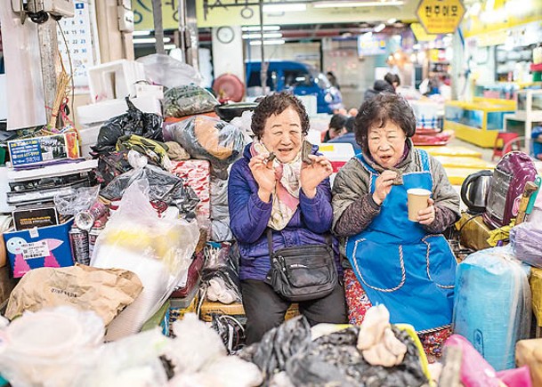 南韓人口老化問題嚴重。（Getty Images圖片）