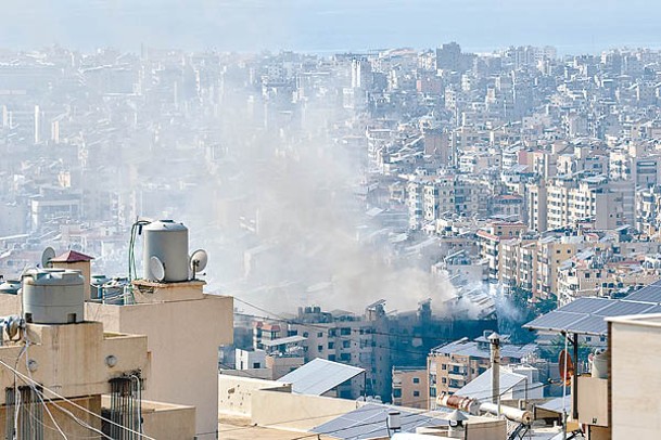 以軍空襲黎巴嫩多個地區。（Getty Images圖片）