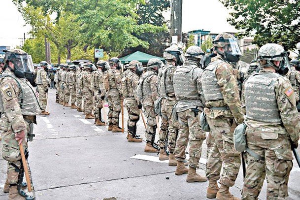 華盛頓州出動國民警衞軍應對選舉暴力。