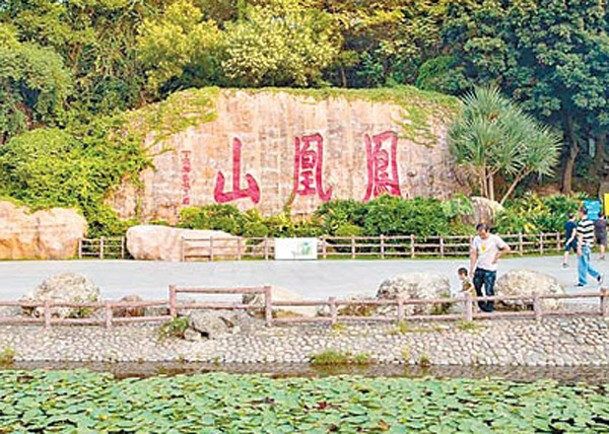 鳳凰山森林公園景觀石。