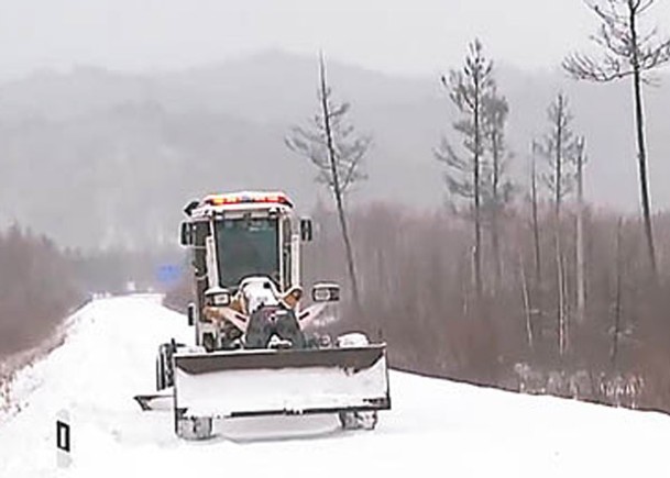 漠河積雪打破當地觀測史最深積雪紀錄。