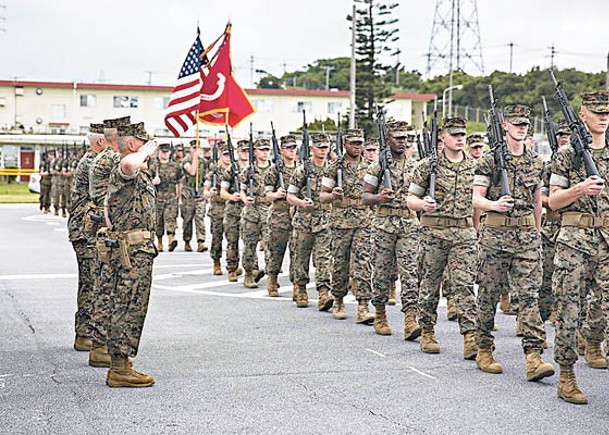 減沖繩負擔  100駐日美軍遷走