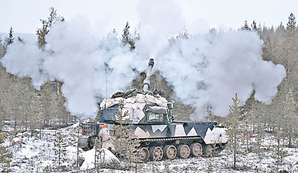 北約今年4月曾舉行軍演。（Getty Images圖片）