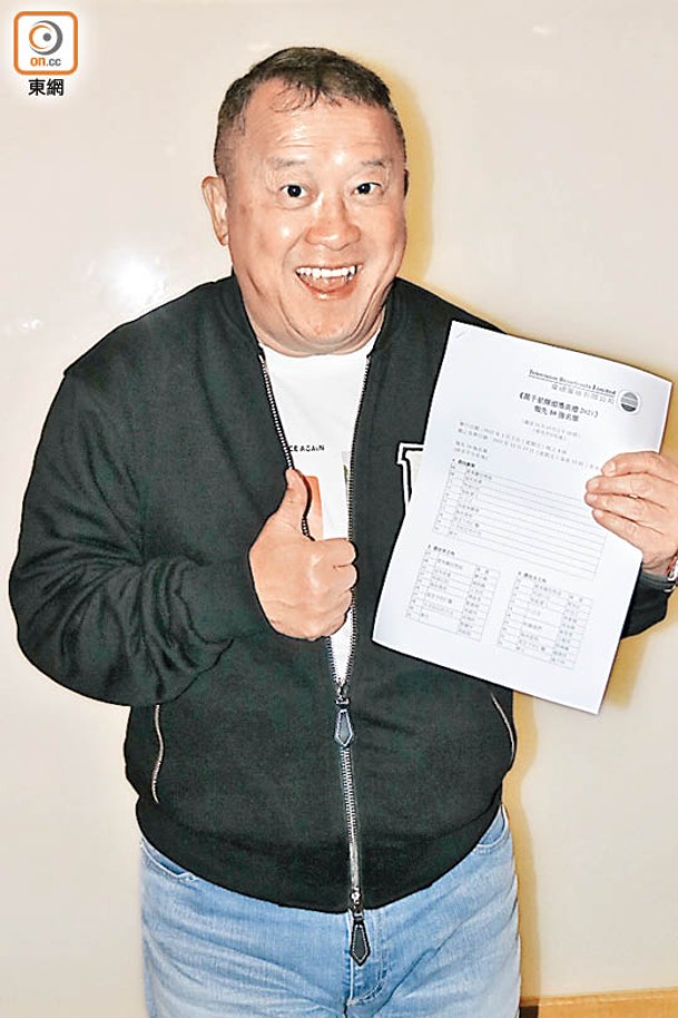曾志偉公布多個獎項10強名單。