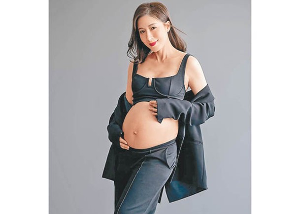 楊茜堯重溫佗第二胎時的最索孕照。