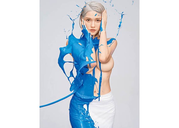 繽FUN女神：張沛樂藍油潑體勁陰濕