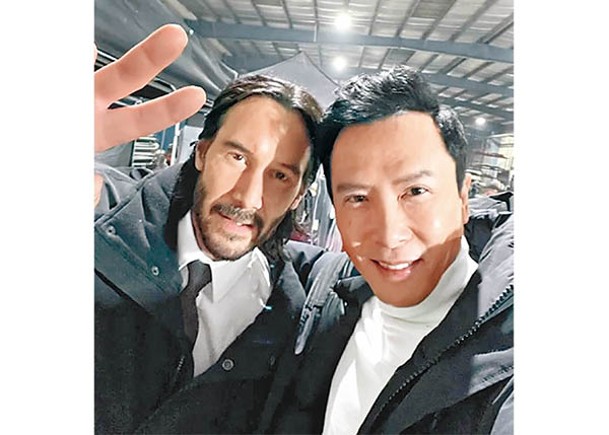 奇洛與子丹合演的《殺神John Wick 4》明年3月全球上畫，未知最終能否獲內地「開綠燈」。