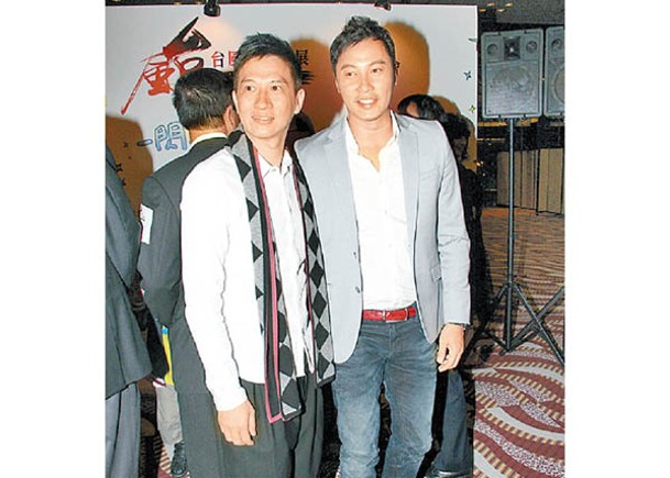 張家輝（左）與譚耀文相隔多年再在電影合作。