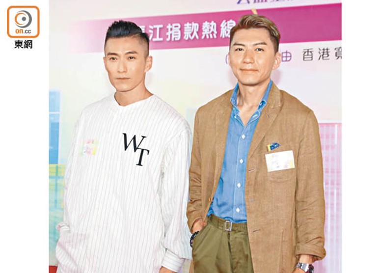 陳山聰（左）與袁偉豪將在節目中載歌載舞籌款。