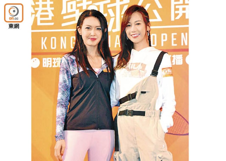 陳庭欣（左）與何沛珈，一個是前港姐冠軍，一個再選No.1，各有各靚啦！
