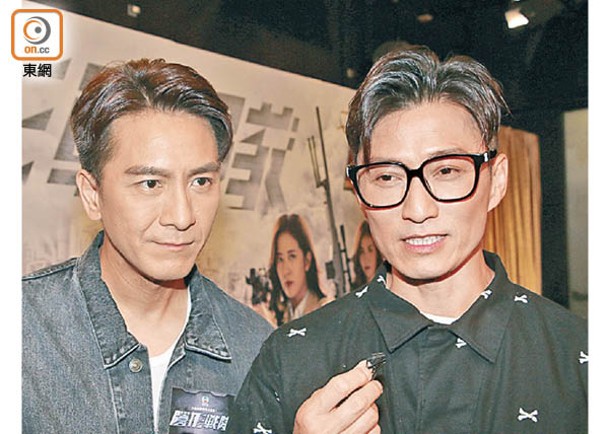 馬國明（左）與陳山聰均希望劇集開拍電影版。