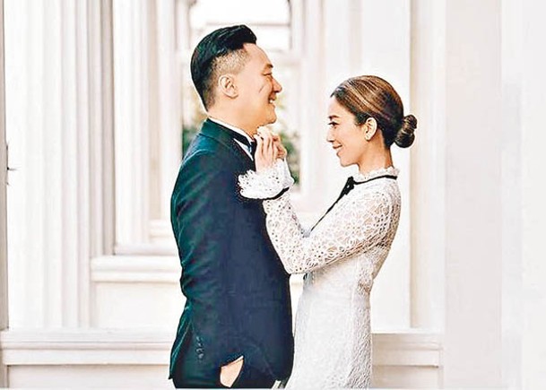 黃智雯上載婚照，宣布跟男友旅行結婚。