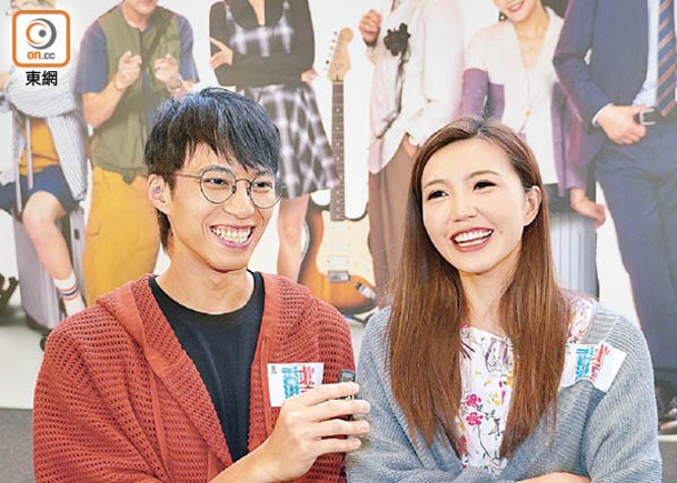 吳若希與吳業坤齊齊宣傳新劇。