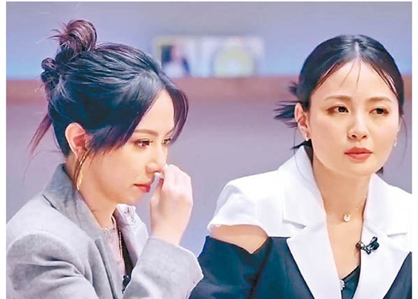 鄧紫棋（左）與李蘊於節目中暢談多年姊妹情。