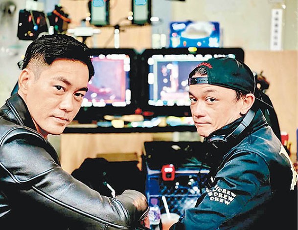 監製陳國坤（左）與導演宋本中先後受訪。