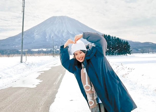 蔣家旻爬雪山  出汗不簡單