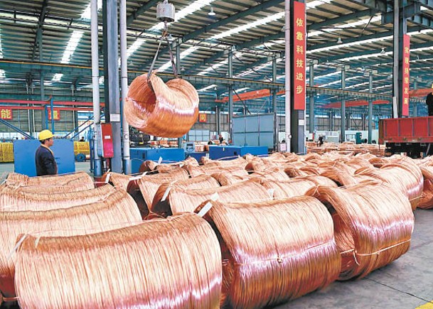 中國對銅的需求疲軟。