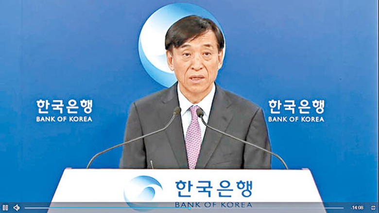 李柱烈指，南韓央行加息並非收緊政策。