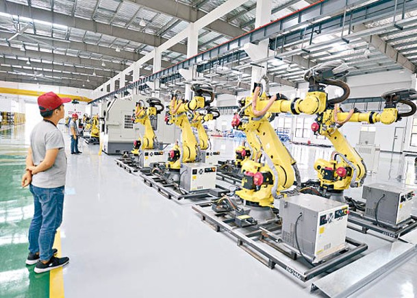機械設備有助內地製造業提升競爭力。