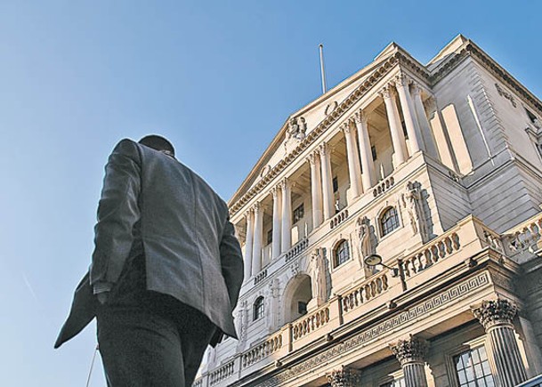 英倫銀行關注通脹上行風險。