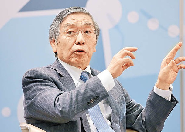 黑田東彥指出，日本不需因為其他經濟體加息而加息。