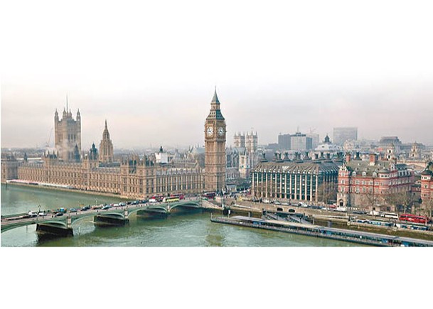 英國首都倫敦樓價去年升5.5%。