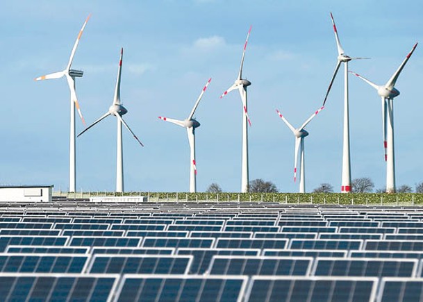 內地支持可再生能源產業，以達致碳中和。