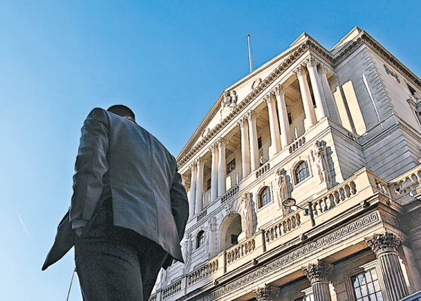 英倫銀行如繼續加息，將為樓市帶來冷卻效應。