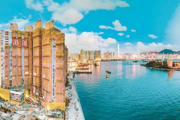 九龍維港滙II上月平均每伙成交價逾一千八百五十萬元。