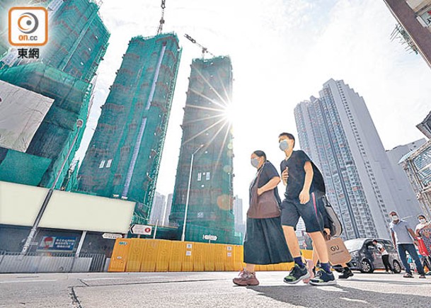 本港未來3至4年一手私人住宅潛在供應量已連挫兩個月。