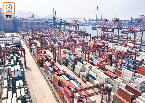 本港港口貨運前景受壓。
