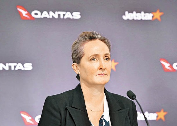 Vanessa Hudson為澳航現任首席財務官，年底將更上一層樓。