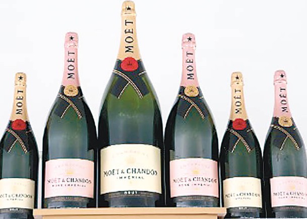LVMH擁有Moët & Chandon等多個頂級香檳品牌。