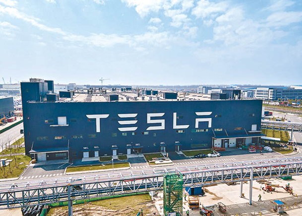 Tesla擬明年開始將在上海生產的儲能電池產品用於內地銷售。